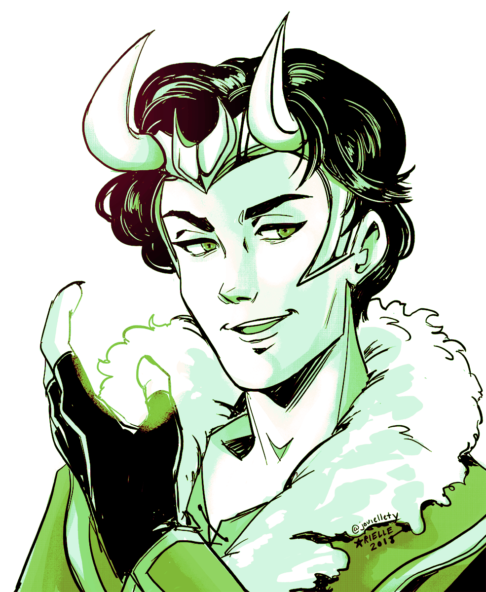 hello~ — A Kid Loki commission~ He was very fun to draw. 😈✨