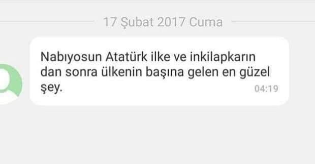 - Nabıyosun Atatürk ilke...