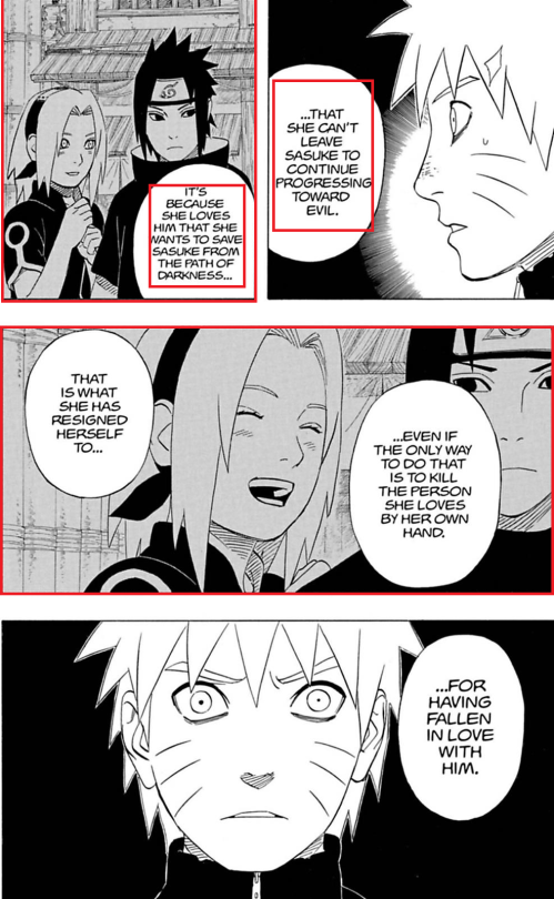 Sasusaku - Welcome home 😳🥺 During a Jump Festa in 2010 when an  interviewer asked about Sakura's feelings for both Naruto and Sasuke,  Masashi Kishimoto stated that although Naruto is close and