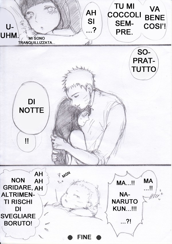 naruhina-italia:  Scene di vita quotidiana a casa Uzumaki! &lt;3 Ma quanto sono