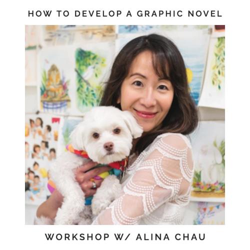 I’m so excited to offer this workshop with Gallery Nucleus on how to develop a graphic novel on October 10th! Through photos, production notes, and live drawings, together we’ll explore the full process of creating a graphic novel. For all the...