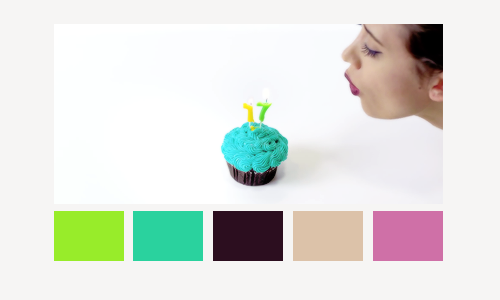 perfectrainbow:  Girls by the 1975 → Color Palettes  