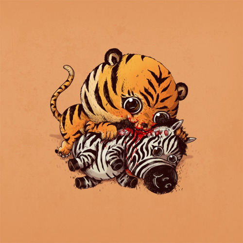 Adorable PredatorsIllustrations by ©Alex Solis