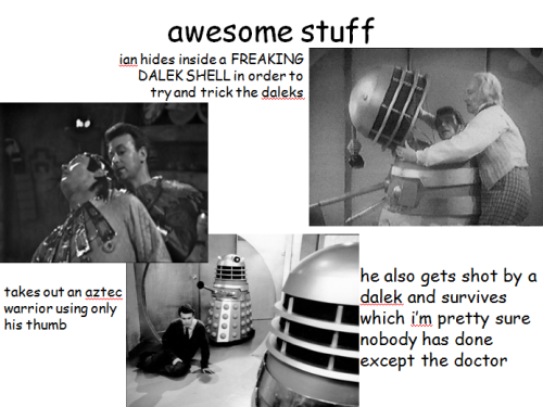 stephadoo:Classic Who Men Are Awesome → Ian ChestertonIAN!!!!! Ian is the best.