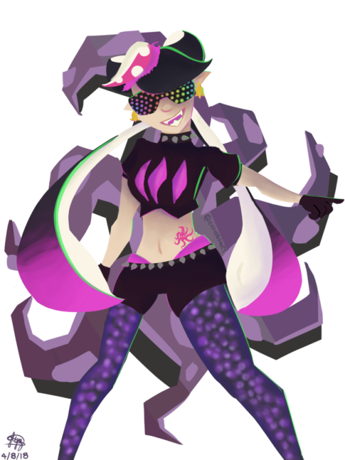 exhostarr:i drew an evil callie for my girlfriend!