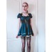 kittykat8311:Why sometimes I wear as many as six impossibly short things before breakfast! 👑💙This @houseofwidow dress gives off such amazing Malice in Wonderland vibes I had to lean into it! Plus, when you’re this damn tall any cute dress