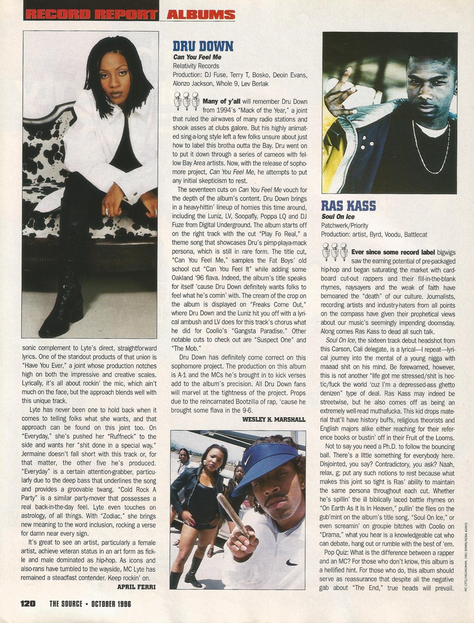 HipHop-TheGoldenEra: Record Report - The Source October 1996