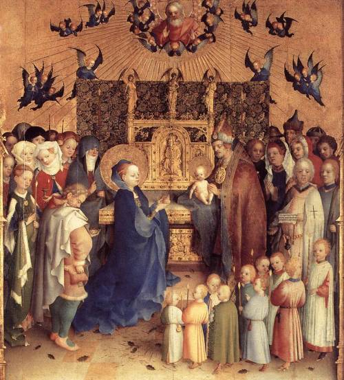 Presentation of Christ in the Temple by Stefan Lochner, 1447