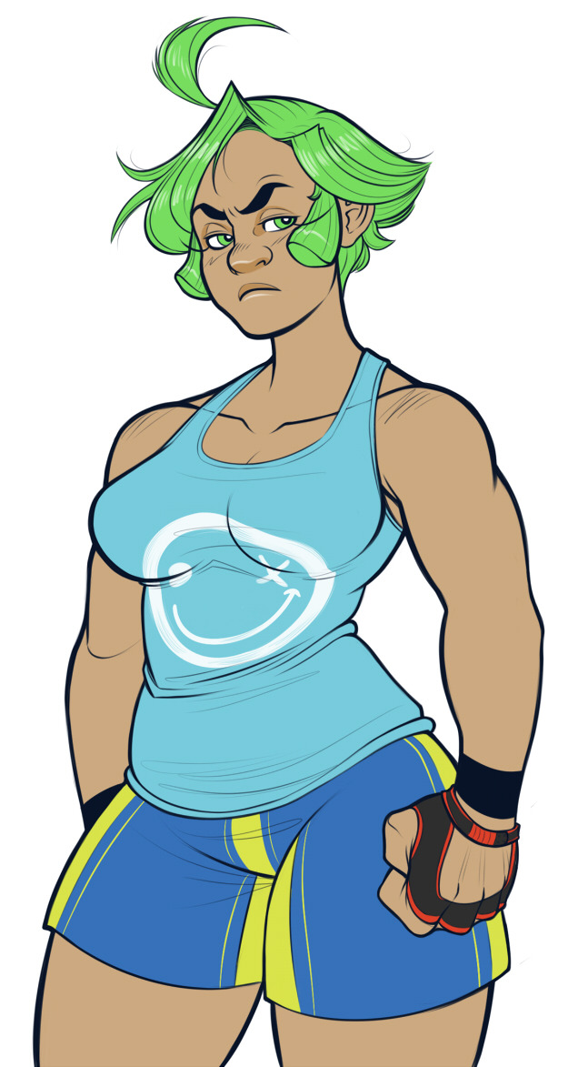 smidgeworks:Today I made it a point to draw ligernekoka’s Lani.Always wanted to