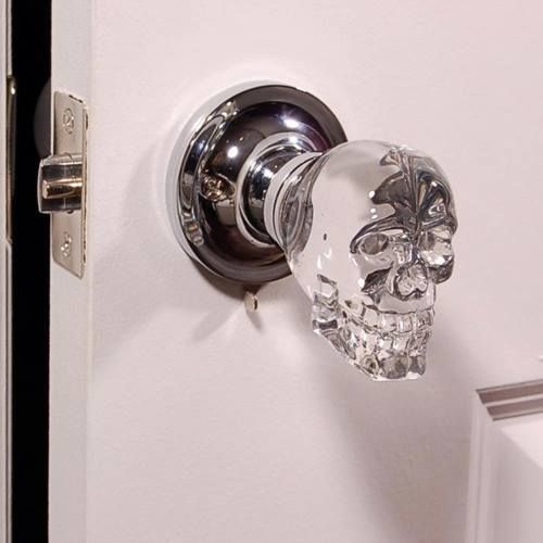 sixpenceee:  A crystal skull door knob. (Source) adult photos