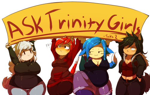 asktrinitygirls:  ALRIGHT. GIVING THIS A SHOT AGAIN. A few people have asked me about getting the blog back up in the past and I think I’ve finally found the drive to do it…more than a half a year later. Anyway, to recap, this is a blog to ask questions