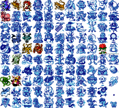 iguanamouth: nbblacksheep: lunaticobscurity: monster sprites from the chinese pokemon clone shui hu 