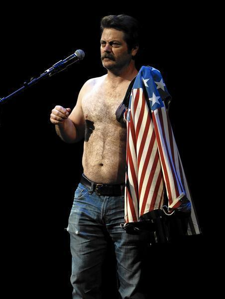 girthitude: Give me any flavor of Nick Offerman, and I’ll die a happy man. Fuck me raw, Daddy.