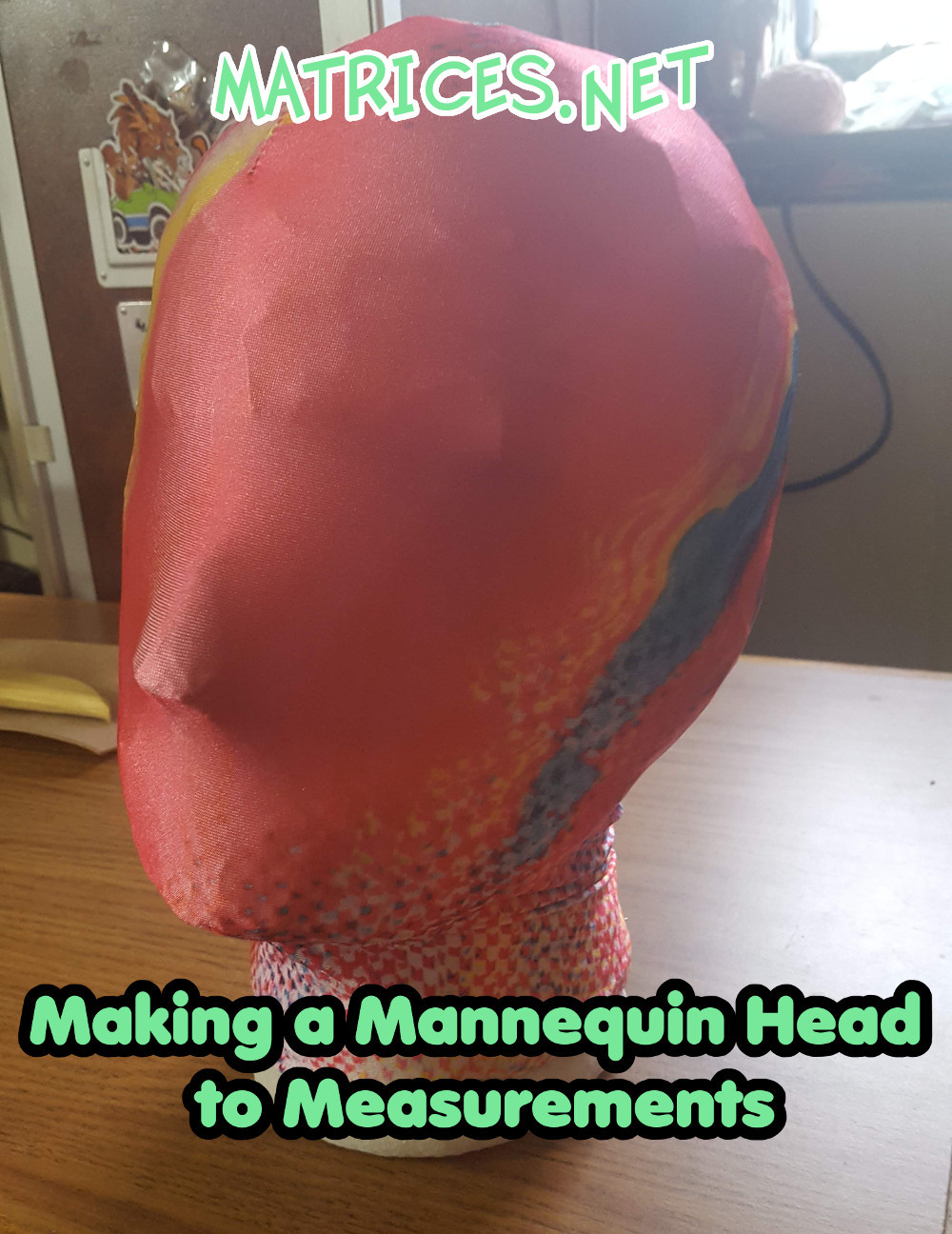 Short Neck Styrofoam Wig Head