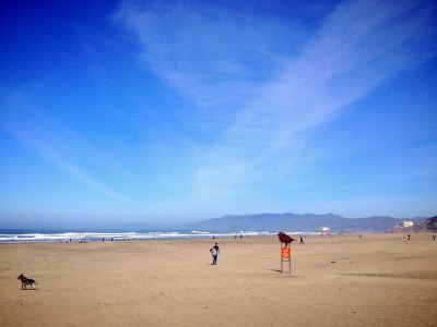 Too gorgeous of a day to not be at the beach. #SanFrancisco at Ocean Beach @ Lincoln – View on Path.