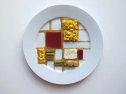 bauhaus-movement:#mondriaan #destijl #movement #art #minimalism #composition #design #food