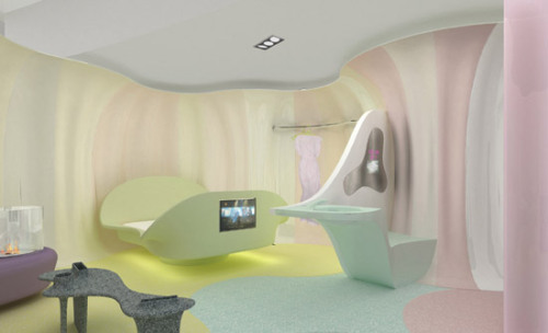 couchdad:  smartologic corian living in milan by karim rashid, designed for dupont corian in april 2010 