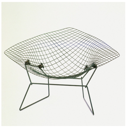 Harry Bertoia, No. 422, Diamond Chair, 1952-53. Manufactured by Knoll, since today. Coming from Ital