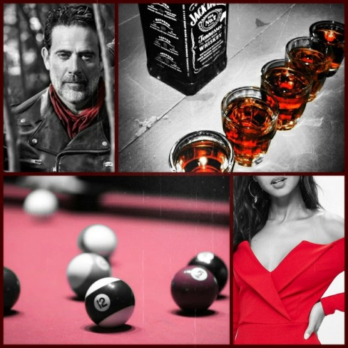 a-goddessofmischief:Maaaaybe i dreamed up a Negan aesthetic. Ive never done one before and its reall