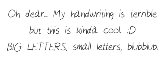  OK to make a font out of your own writing 