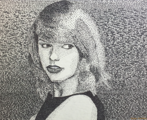 bae-tay:theheartbreaknationalanthem:that-face-of-an-angel:In my art class we did portraits of someon