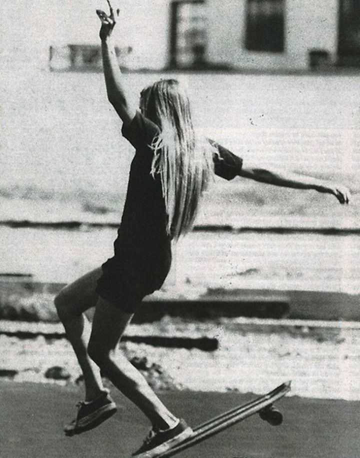 karidevereaux:  …an ode to 1970s skater girls.  