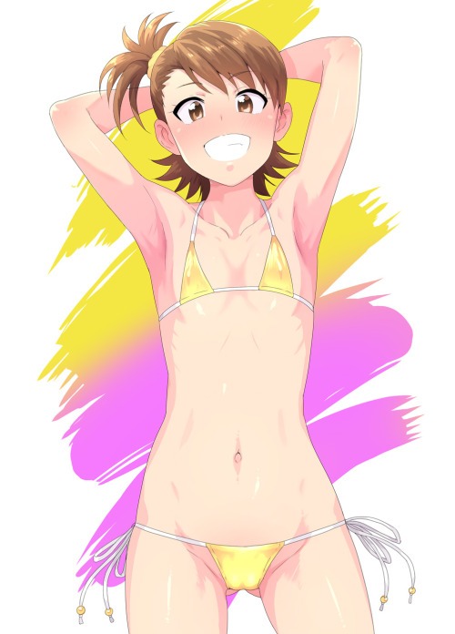 cute-girls-from-vns-anime-manga:    亜美 by  鶴　　　　　　　　井   