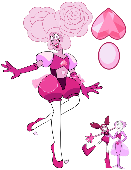 PINK ZIRCONIA This is the fusion beetwen Spinel and Volleyball, in this fusion I made a heterogeneou