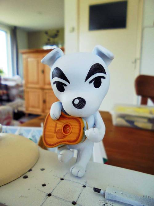 ladyjoyceley: K.K. Slider WIPFinished painting him! I didn’t take very many pictures during th