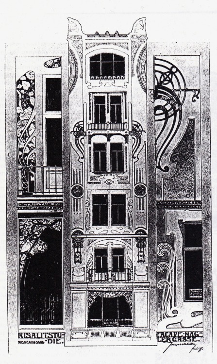 Josef Urban, Stiebitz Building, Vienna, 1898