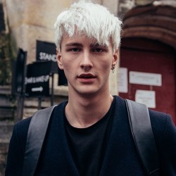 damplaundry:  Benjamin Jarvis   at PFW F/W 2014 by Betty Bounthavy  
