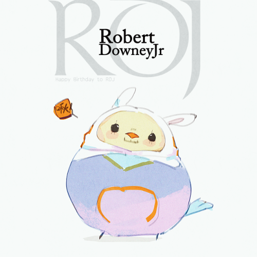 rdjlock:    Happy birthday！！RDJ~ ❤