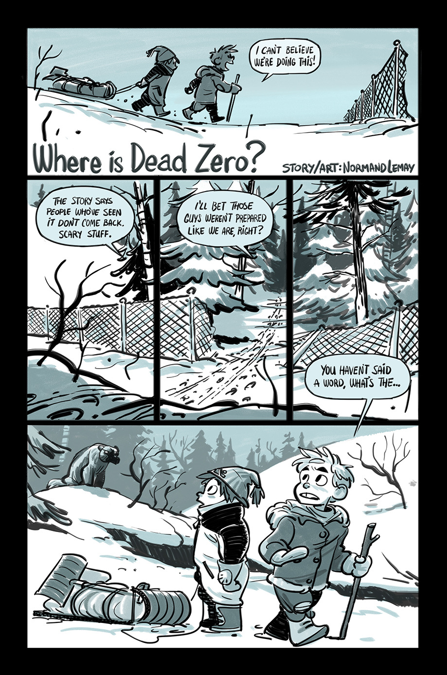 grizandnorm:  Here’s all the pages from my “Where Is Dead Zero” contribution.