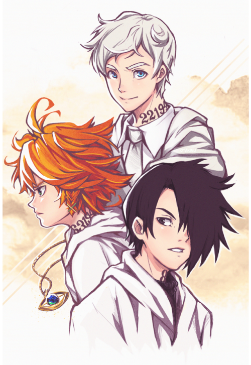 otakinu:~The Promised Neverland~   Emma. Norman. Ray