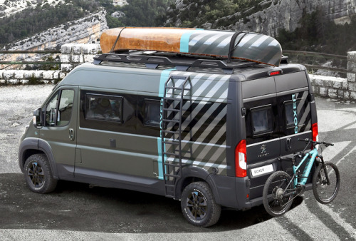 carsthatnevermadeitetc:Peugeot Boxer 4X4 Concept, 2019. A prototype camper to be presented at the Re