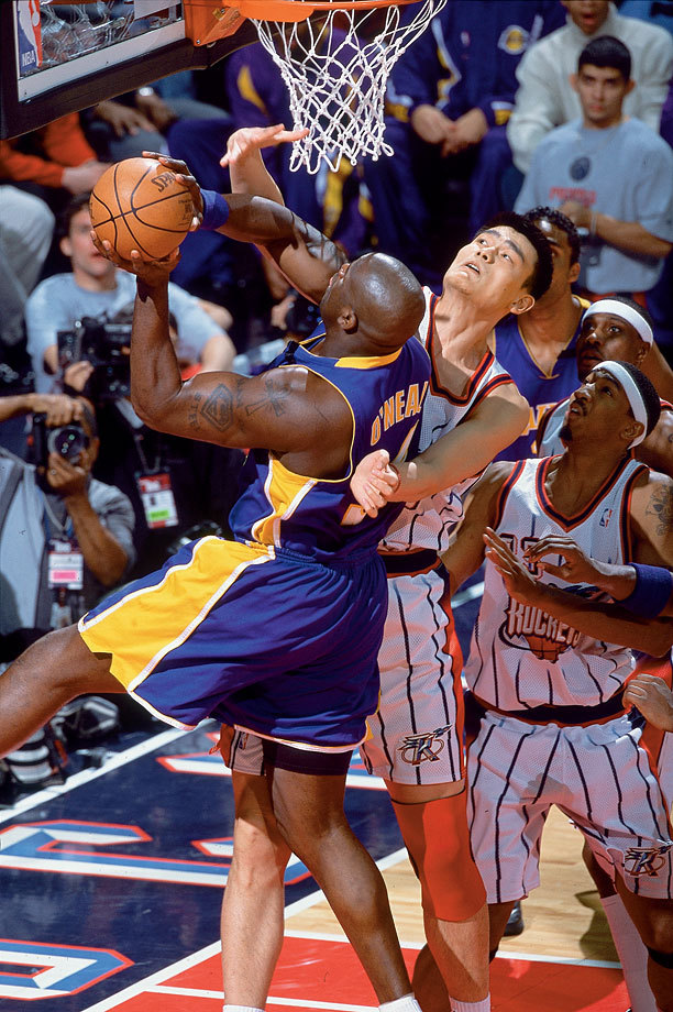 Yao Ming Surprised Shaquille O'Neal And Blocked His First Three