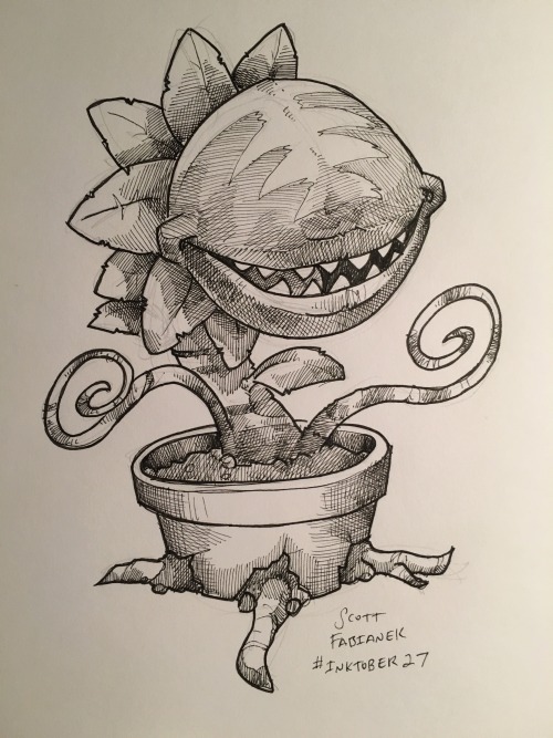 scottfabianek:  Inktober #27 Audrey Two 