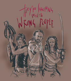 tmd-dump-station:  Tonight I made this doodle to say Thank You to The Walking Dead fandom, who first nominated me in the twdblogawards and that made me won as best Fan Artist (WUT?!) ♥♥♥ Thank you because since I entered here in Tumblr you all helped
