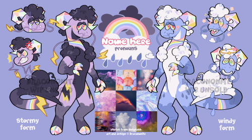 ️ Weather dragon adoptUp for offers on Toyhouse, Twitter, DeviantArt and FurAffinity!