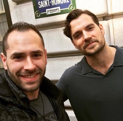 henrycavillnews:  ‪"Thank you for your simplicity, your sympathy..“ Mike’s pic with Henry Cavill in Paris 🇫🇷 http://bit.ly/2qPQnXc #MissionImpossible6‬