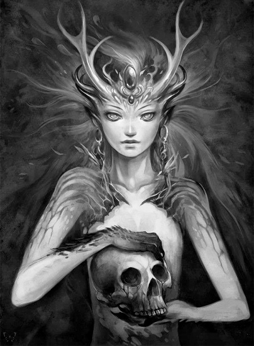 whitesoulblackheart:  Fantasy Artwork of Selena French ©Website / Facebook / Tumblr