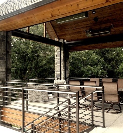 Covered - DeckDeck: Idea For A Sizable Backyard Transitional Deck With An Addition To The Roof