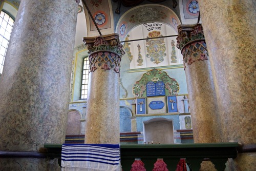 lamus-dworski:Renovated 18th-century synagogue in Łańcut, Poland.This baroque synagogue, known simpl