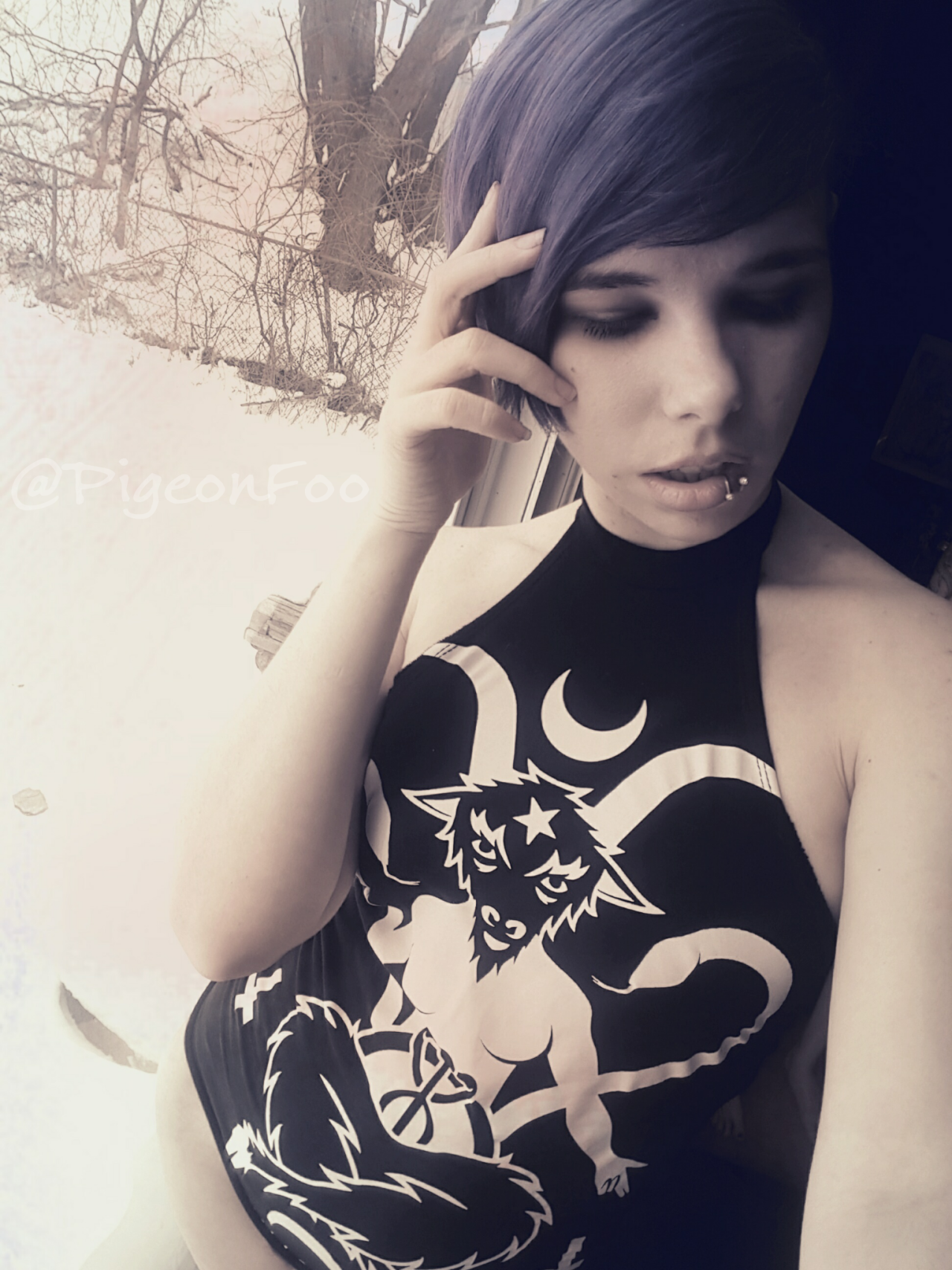 Selfie from a shoot. &lt;3 