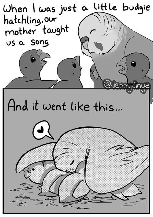 jenny-jinya: TW: animal death / animal neglect  I  wanted to draw this comic for a long time, but I never knew how to  approach this issue. In my childhood all my friends had budgies, all of  them were put aside somewhere and left alone. Treated like
