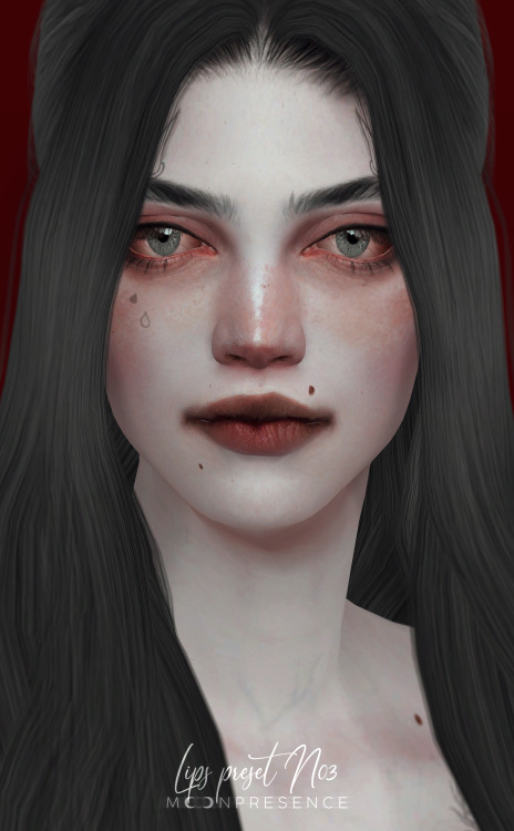 moonpres-sims:FEMALE LIPS PRESETS N01-05all ages | only female | custom thumbnailDOWNLOAD (early acc