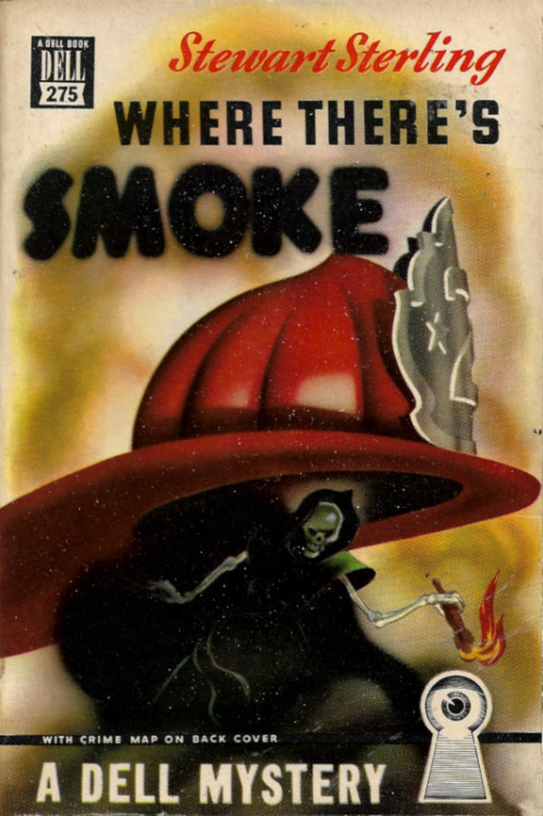 Where There’s Smoke, By Stewart Sterling (Dell, 1946).From Ebay.