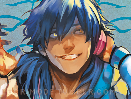 lacrimode:  I finished my Aoba print ^ q ^ You can preorder the print at my Storenvy, along with the other DMMD ones I’ve done (which I will restock as well):  http://lacrimode.storenvy.com/products/6053473-aoba (Also if you’re interested in dmmd