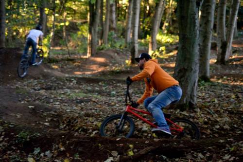 thebikingsquirrel: Our top class hand dug secret pump track