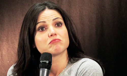 icanseeuslostinthememory:Lana Parrilla aka Queen of facial expressions (x)